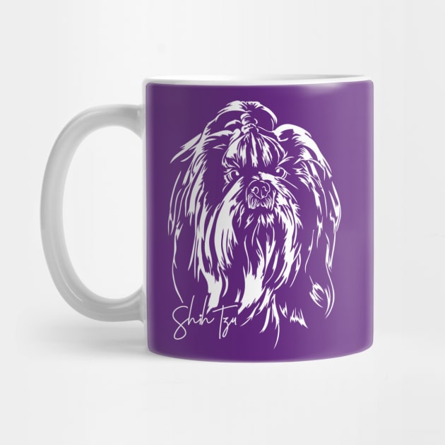 Shih Tzu dog lover portrait by wilsigns